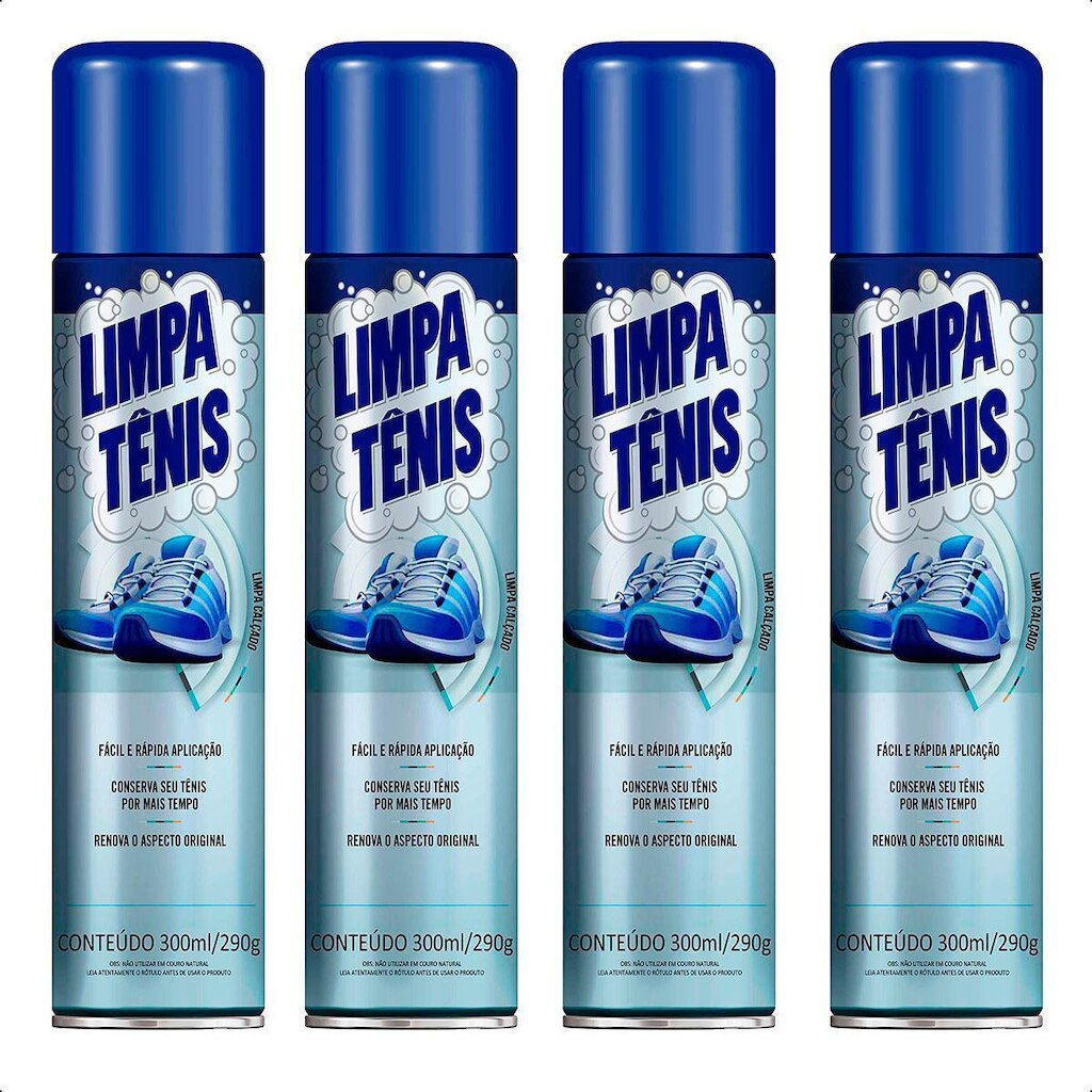 Kit 4 Limpa Tênis Petroplus Premium