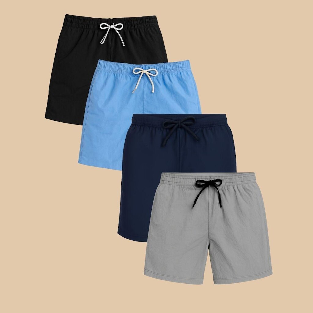 Kit 4 Shorts Masculino Tactel Casual Praia