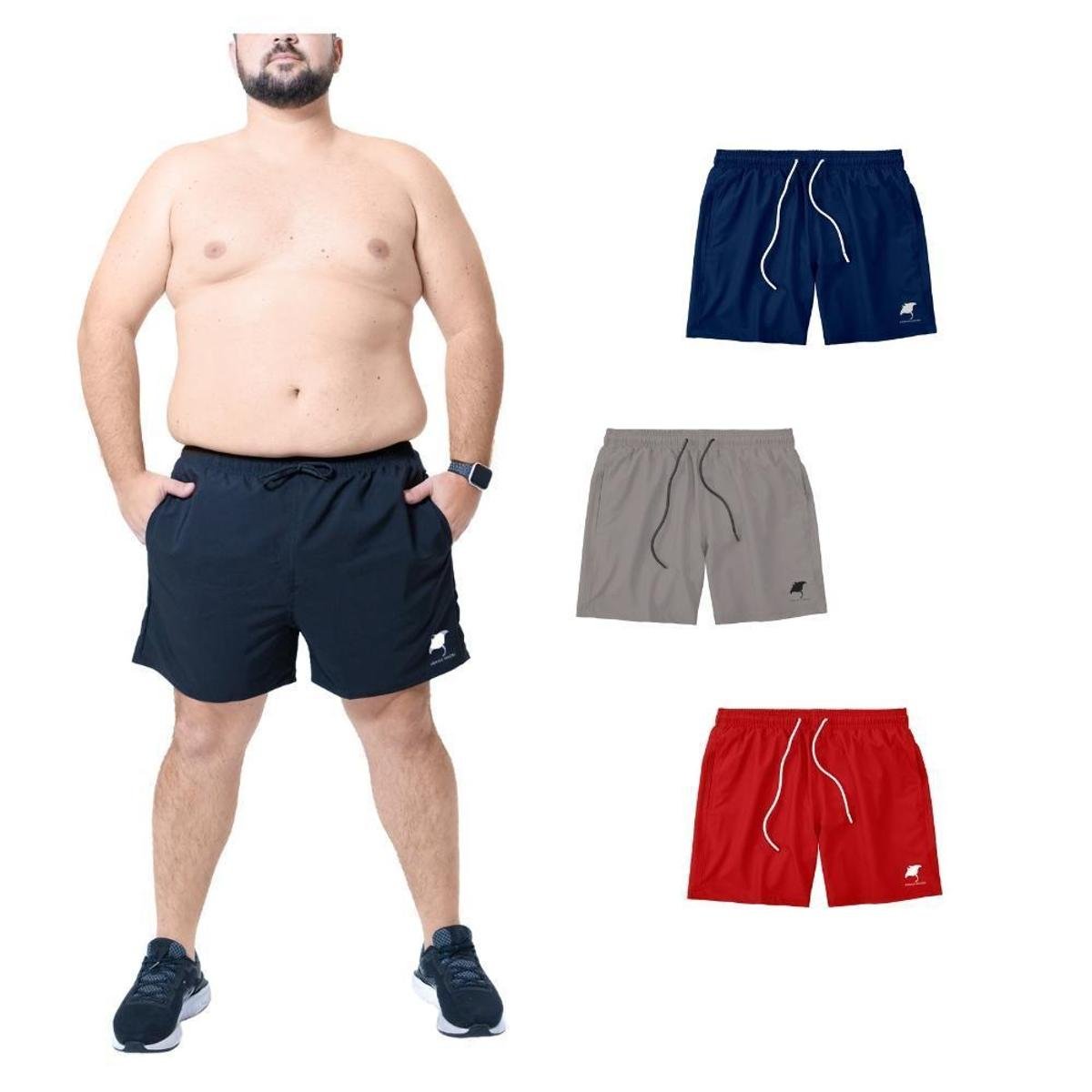KIT 4 Shorts Plus Size Arraia Maori Bermuda Praia Masculino Básico Mauricinho Tactel com Elastano Menor preço em KIT 4 Shorts Plus Size Arraia Maori Bermuda Praia Masculino Básico Mauricinho Tactel com Elastano