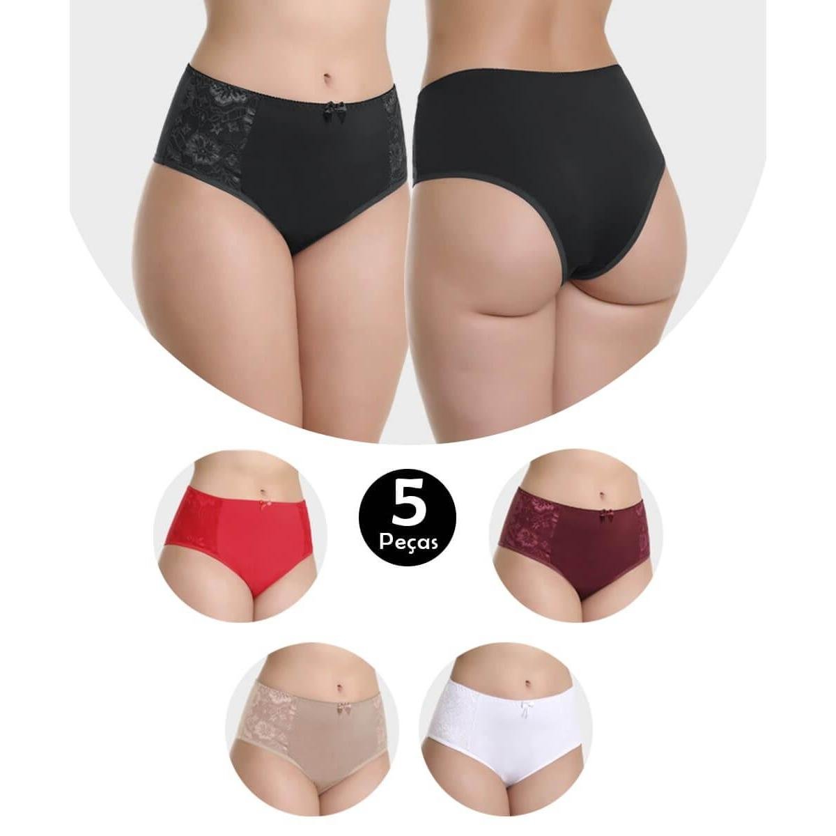 Calçinha feminina cintura alta Clearance