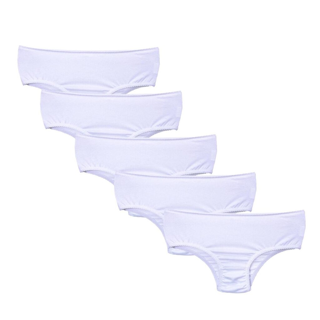 Kit 5 Calcinha Infantil Criança Algodão Cotton Kids Calcinhas Menina Confortável Forro Duplo