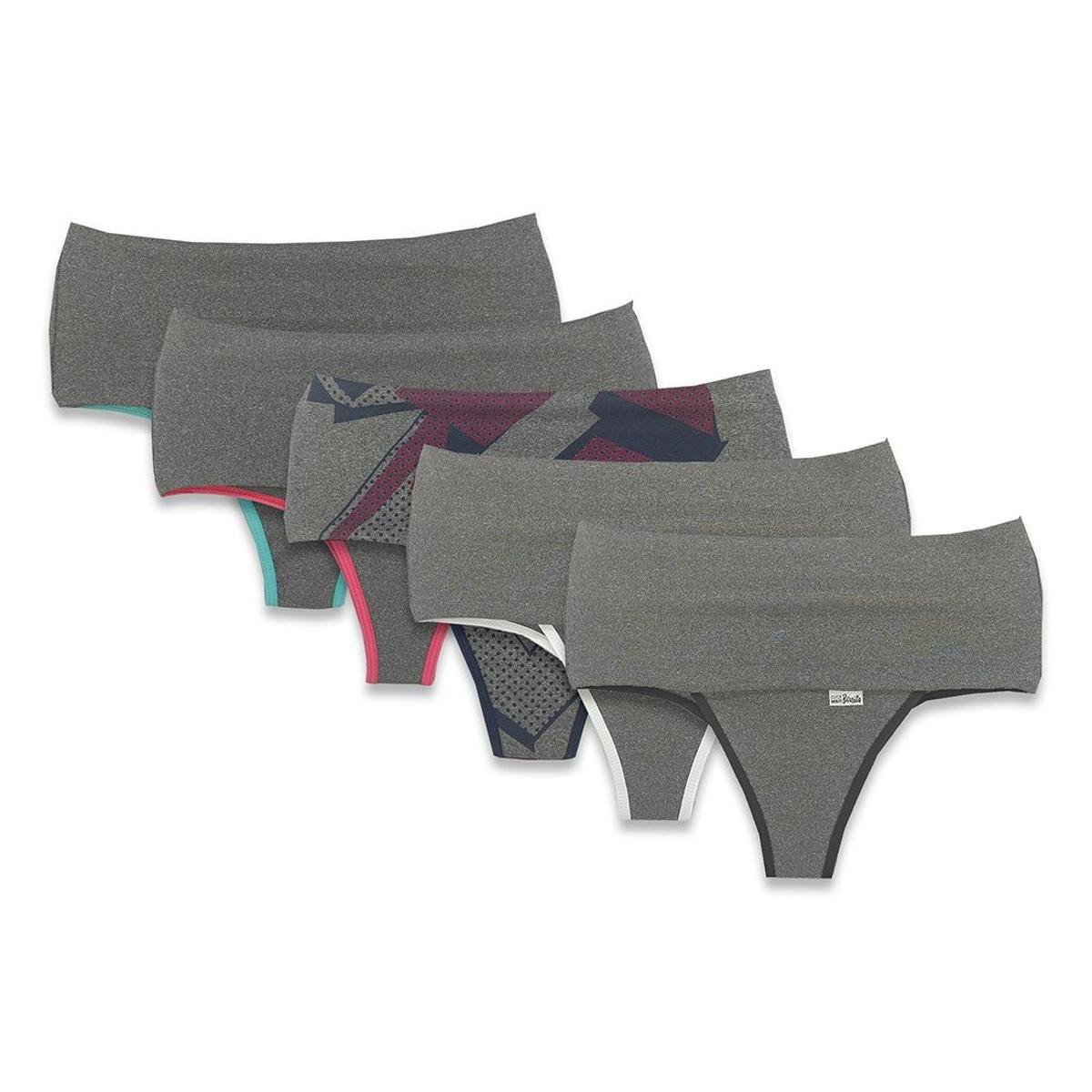 Kit 5 Calcinhas Com Compressão Para Barriga Fit - Mescla é ruim? Kit 5 Calcinhas Com Compressão Para Barriga Fit - Mescla é boa?