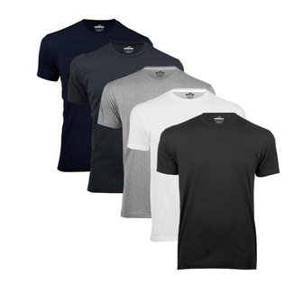 Kit 5 Camisa Masculina Polo One Slim Atacado Algodão Manga Curta Academia GG