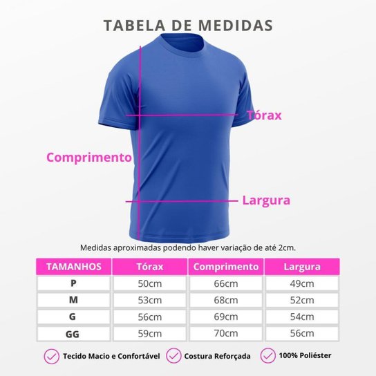 Kit 5 Camiseta Masculina Manga Curta Dry Proteção Solar UV Academia Treino Camisa Camisetas