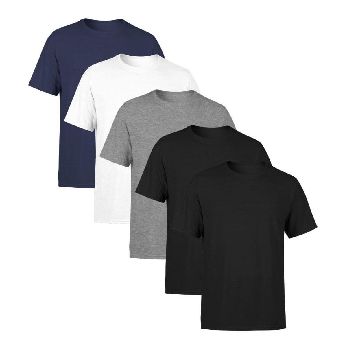 Kit 5 Camisetas AMGK Masculina Lisa Premium 100% Algodão é ruim? Kit 5 Camisetas AMGK Masculina Lisa Premium 100% Algodão é boa?