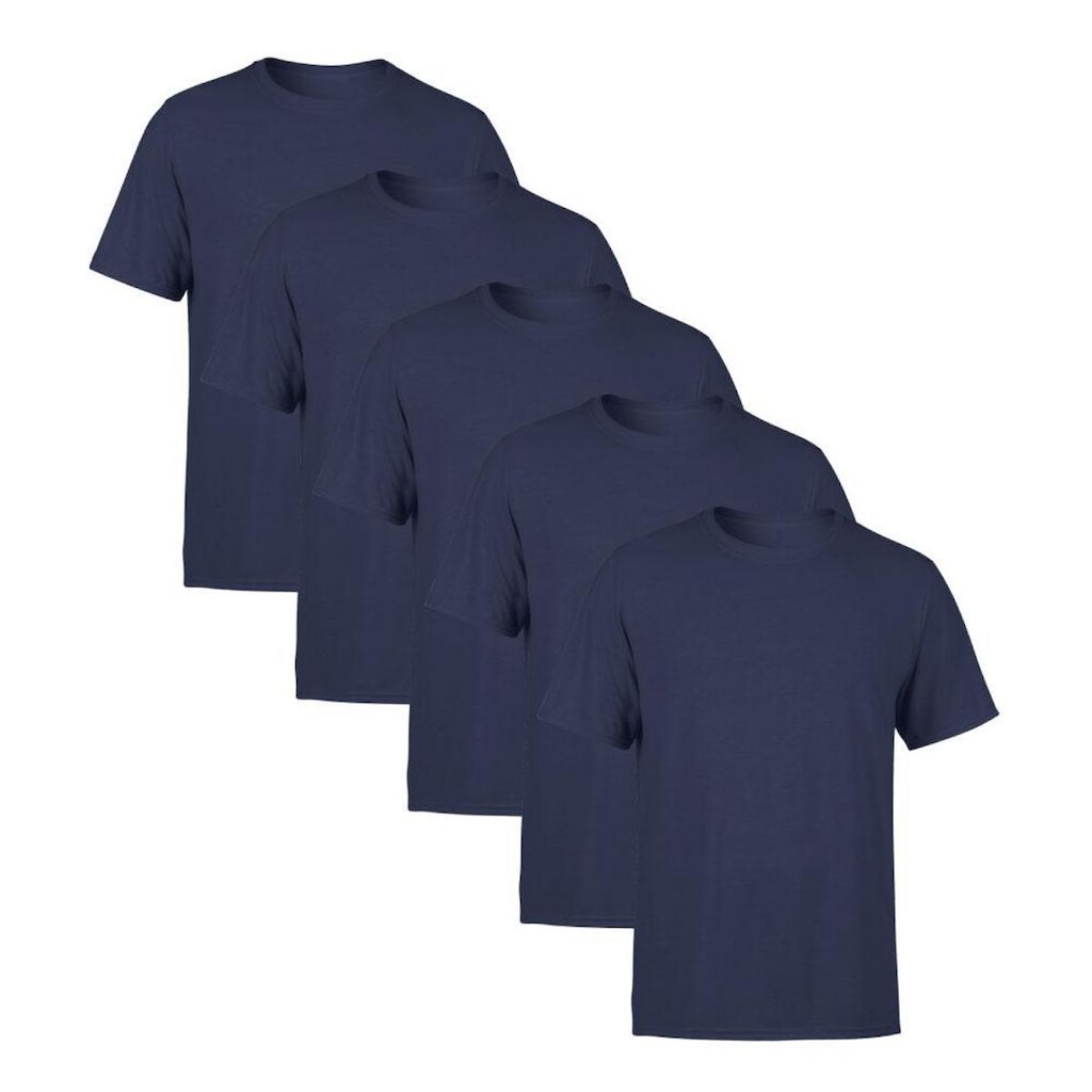 Kit 5 Camisetas Masculina Lisa Premium 100% Algodão
