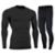 Kit 5 Conjunto Blusa e Calça Térmica Unissex Proteção UV - Preto