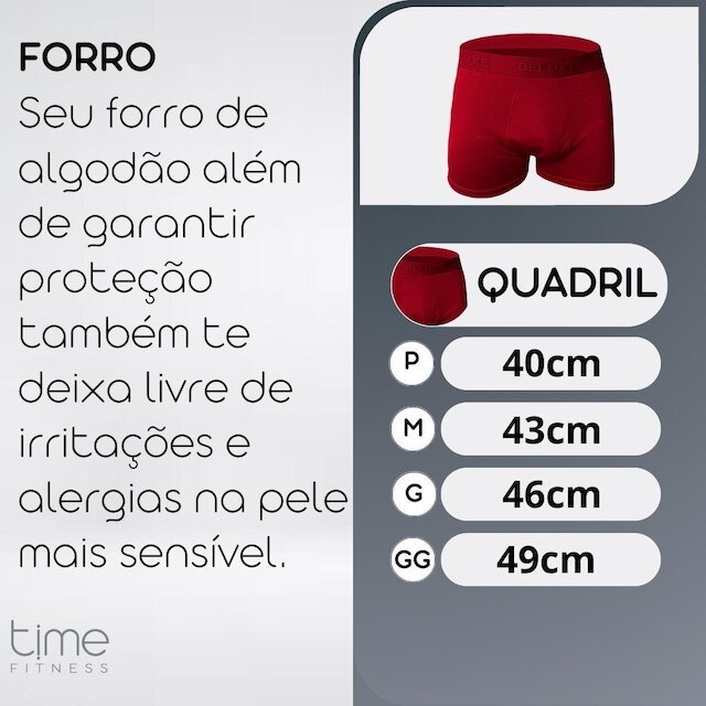 Kit 5 Cuecas Boxer Masculina Microfibra Box Original Elástico Conforto
