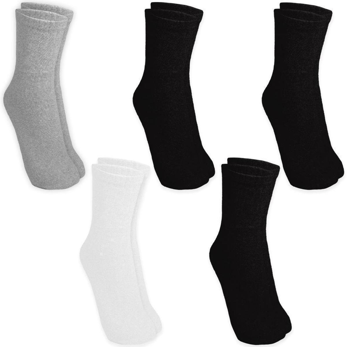 Kit 5 Meias Advance Esportiva Cano Alto Masculina Menor preço em Kit 5 Meias Advance Esportiva Cano Alto Masculina