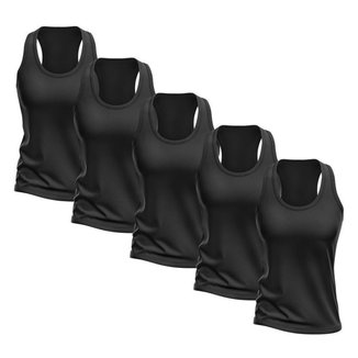 Kit 5 Regata Good Look Nadador Dry Proteção Solar UV Feminina