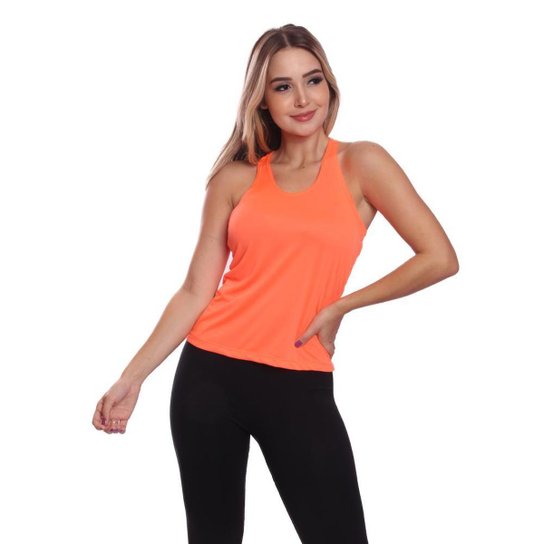 Kit 5 Regata Nadador Feminina Dry Proteção Solar UV Fitness Academia Treino Blusinha Regatas