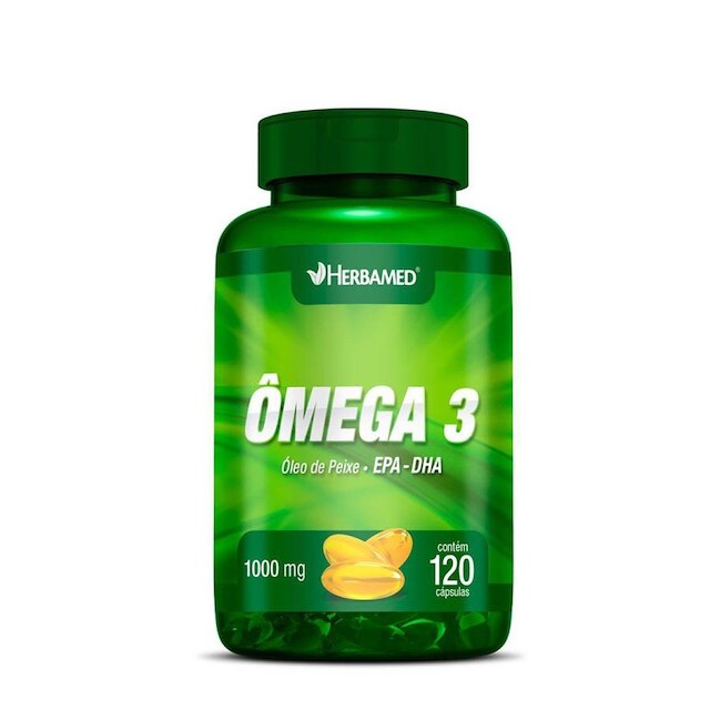 Kit 5X Ômega 3 1000mg - 120 Cápsulas - Herbamed