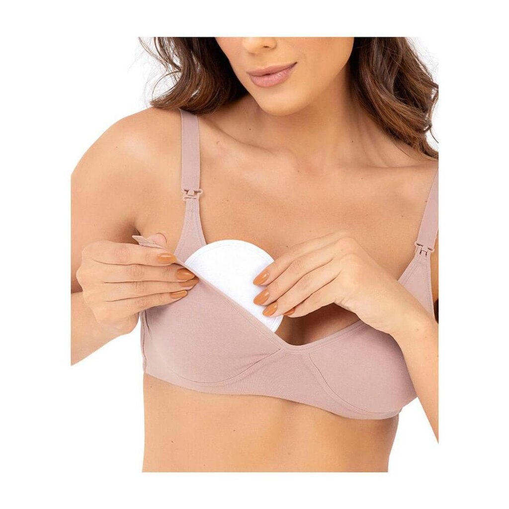 Kit 6 Absorventes de Mamilo Íntima Love 800993-100% Algodão
