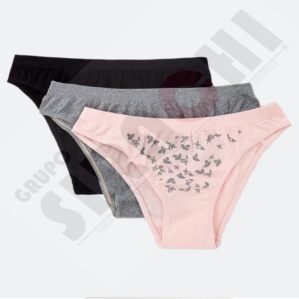 KIT 6 CALCINHAS TANGA TRIFIL AF C04403