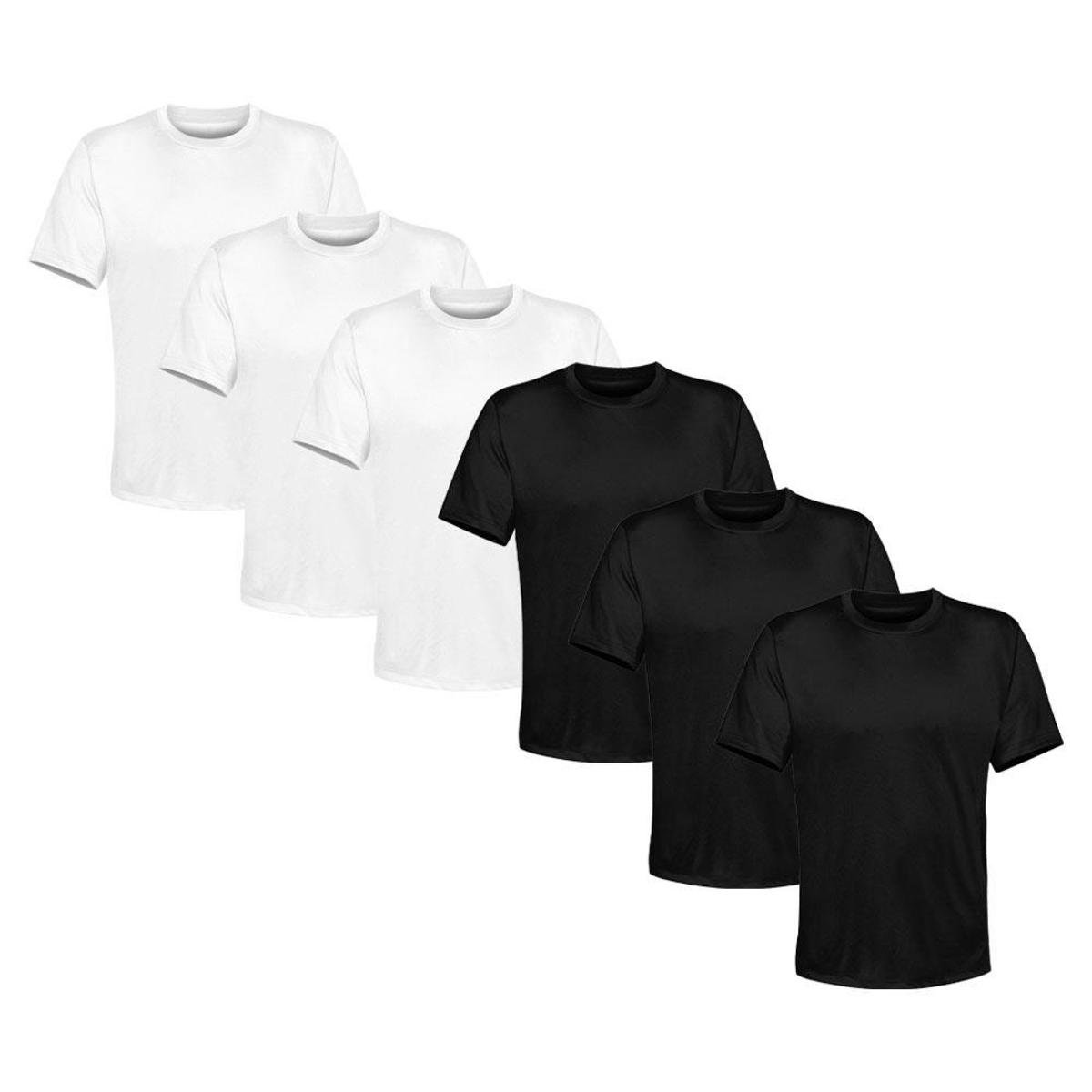 Kit 6 Camiseta Masculina Lisa Algodão Qualidade Menor preço em Kit 6 Camiseta Masculina Lisa Algodão Qualidade
