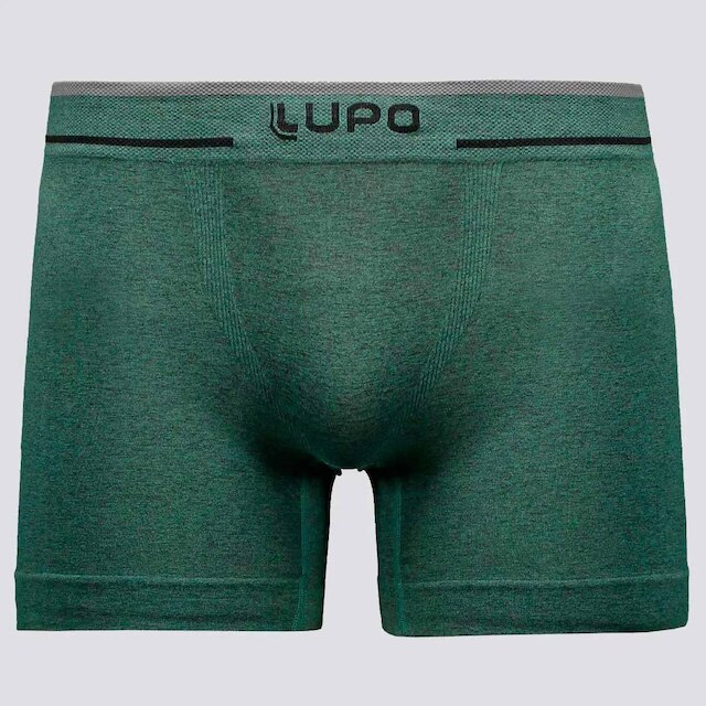 Kit 6 Cuecas Boxer Lupo Microfibra Sem Costura Verde