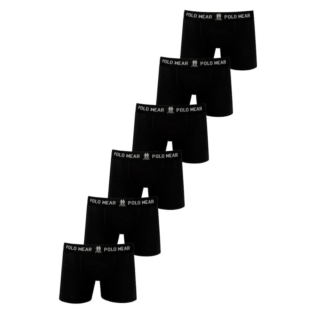 Kit 6 Cuecas Boxer Polo Wear