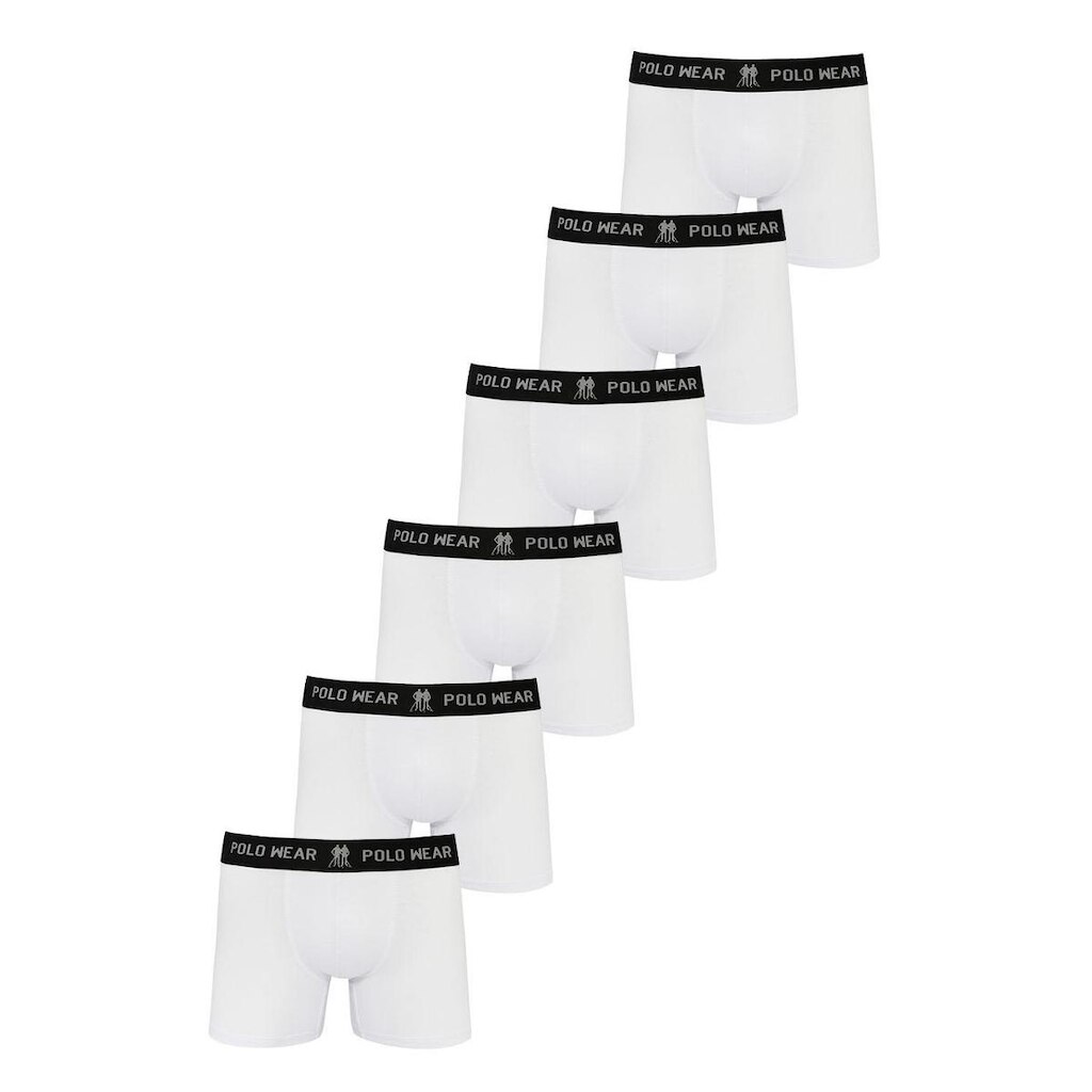 Kit 6 Cuecas Boxer Polo Wear