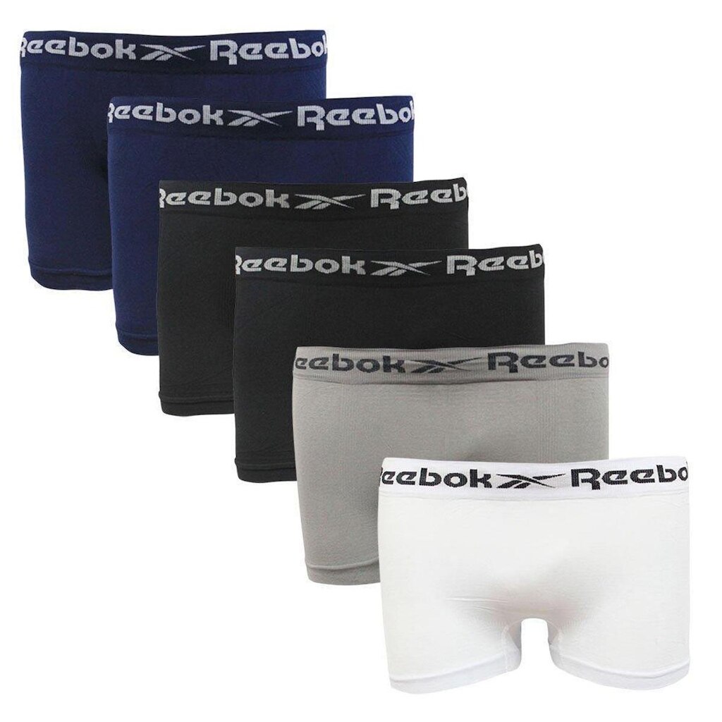 KIT 6 CUECAS BOXER REEBOK