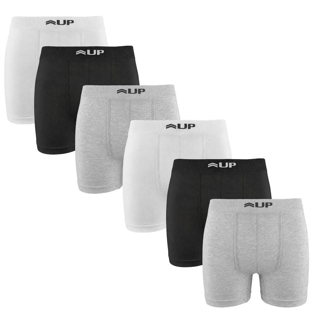 Kit 6 Cuecas Boxer Up Underwear Dry Microfibra Masculina