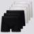 Kit 6 Cuecas Lupo Boxer Elastic Masculina - Branco