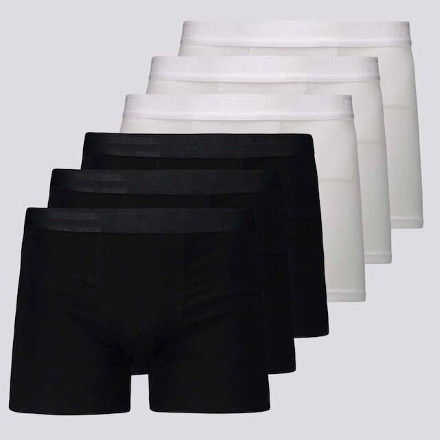 Kit 6 Cuecas Lupo Boxer Elastic Masculina