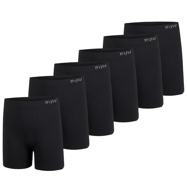 Kit 6 Cuecas Masculina Plus Size Trifil Boxer Em Microfibra Toque Macio Básica Sem Costura