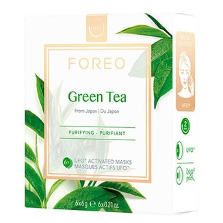 Kit 6 Máscaras Faciais Foreo UFO Mask Green Tea