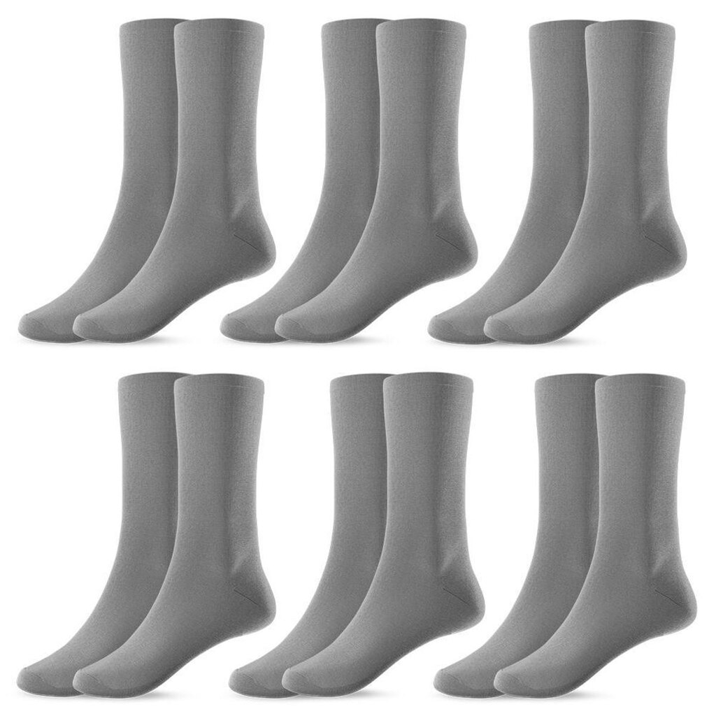 Kit 6 Pares de Meias Masculina Cano Alto 37/44