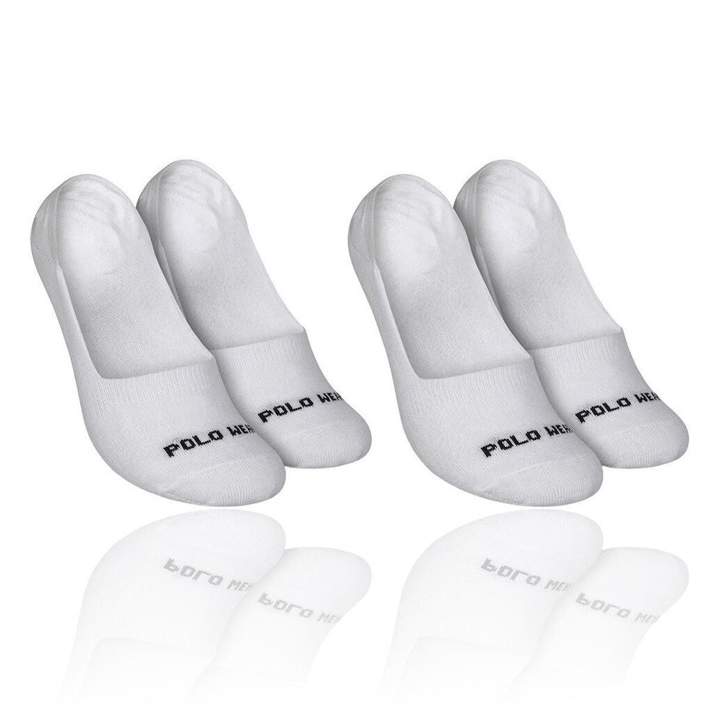 Kit 6 Pares De Meias Sapatilha Polo Wear - Branco
