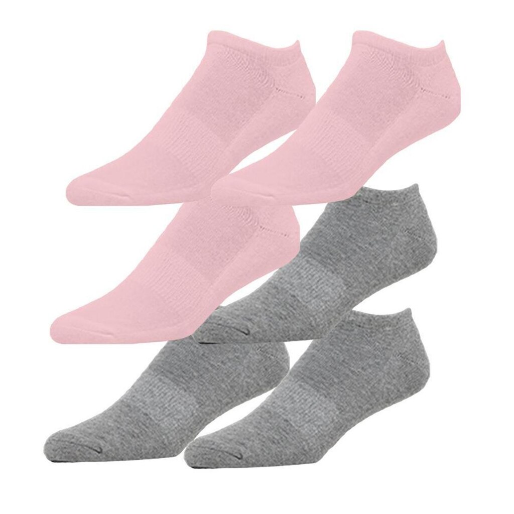 Kit 6 Pares de Meias Soquete Invisível 36 ao 40