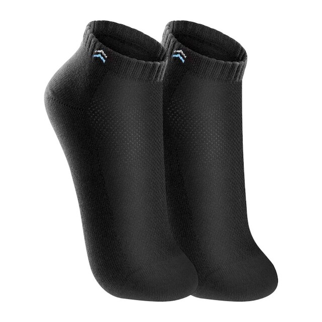 Kit 6 Pares de Meias Up 3225 Cano Curto Algodão - Preto