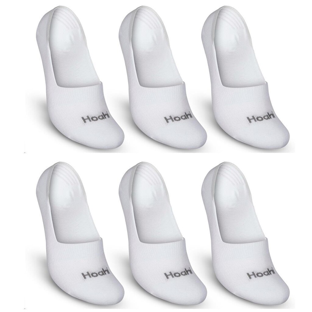 Kit 6 Pares Meias Hoahi Sapatilha 100% Invisível com Silicone Unissex