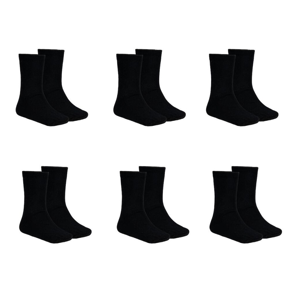 Kit 6 Pares Meias Infantil Menino Algodao Confortavel Dallf