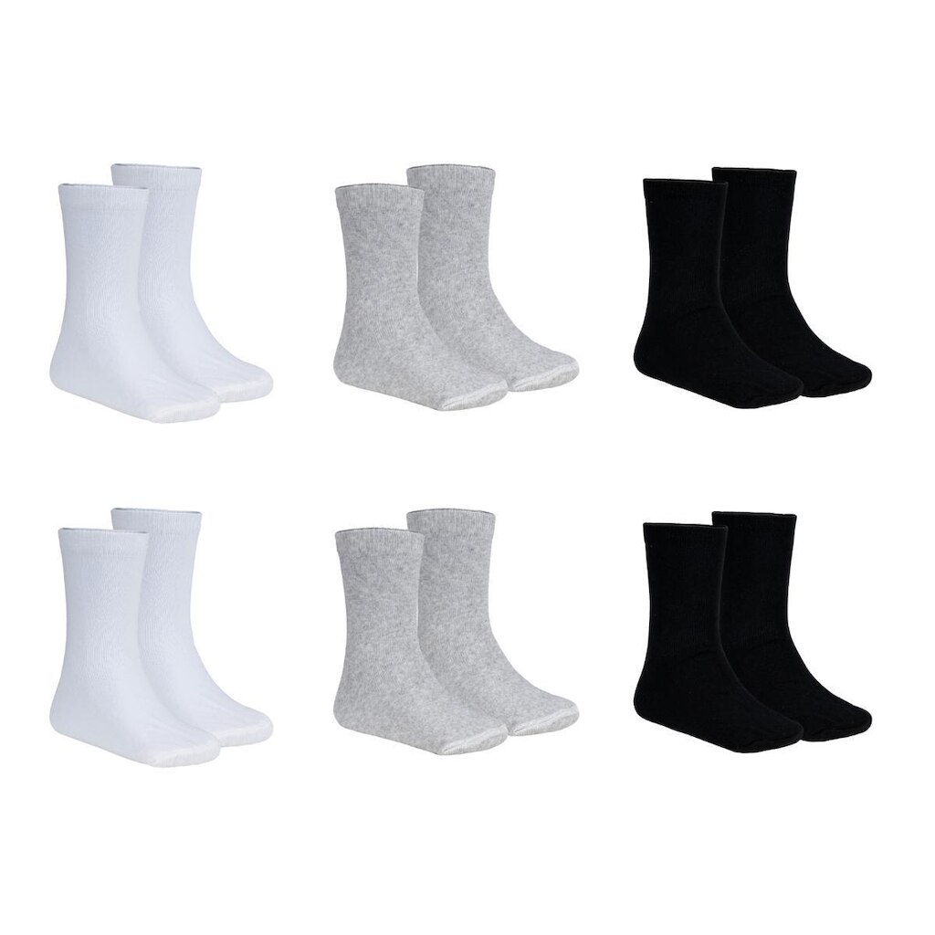 Kit 6 Pares Meias Infantil Menino Algodao Confortavel Dallf