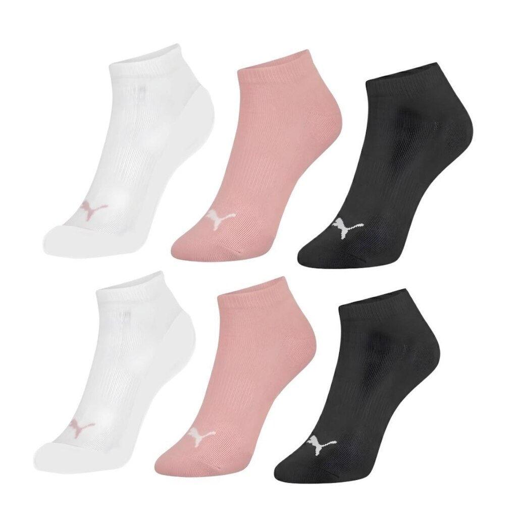 Kit 6 Pares Meias Invisível Puma Sapatilha Adulto Original