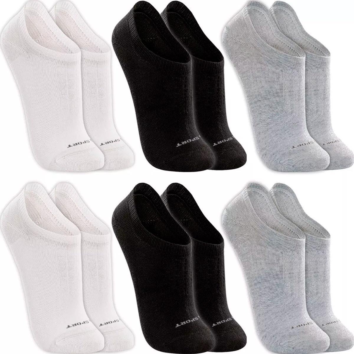 Kit 6 Pares Meias Lupo Original Algodão Masculina Feminina Sapatilha Soquete Curto Baixo Atacado - Sortido Menor preço em Kit 6 Pares Meias Lupo Original Algodão Masculina Feminina Sapatilha Soquete Curto Baixo Atacado - Sortido