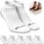 Kit 6 Pares Meias Zhamaro Cano Curto Soquete Baixo Algodão Atoalhada Masculina Feminina Confortável - Branco