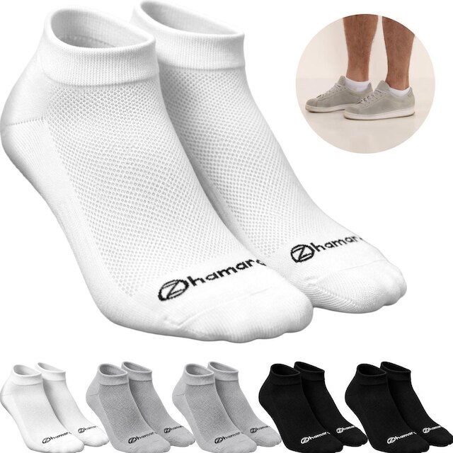 Kit 6 Pares Meias Zhamaro Cano Curto Soquete Baixo Algodão Atoalhada Masculina Feminina Confortável