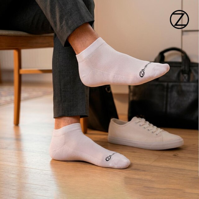 Kit 6 Pares Meias Zhamaro Cano Curto Soquete Baixo Algodão Atoalhada Masculina Feminina Confortável