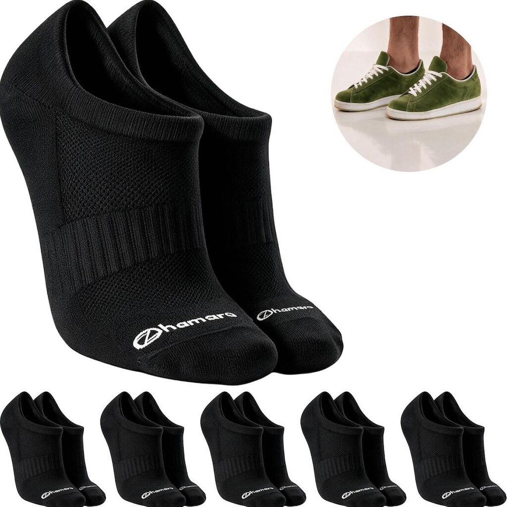 Kit 6 Pares Meias Zhamaro Sapatilha Cano Baixo Algodão Masculina Feminina Academia