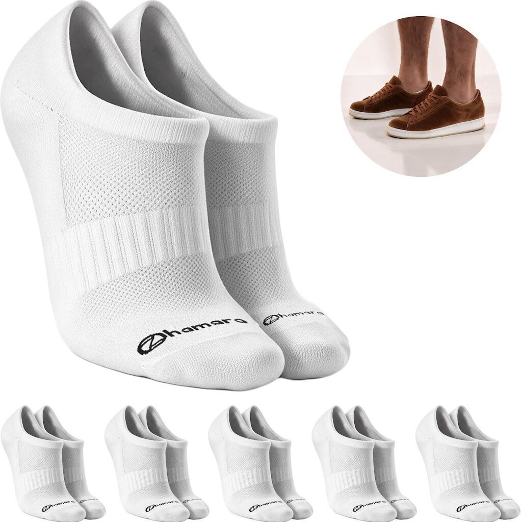 Kit 6 Pares Meias Zhamaro Sapatilha Cano Baixo Algodão Masculina Feminina Academia
