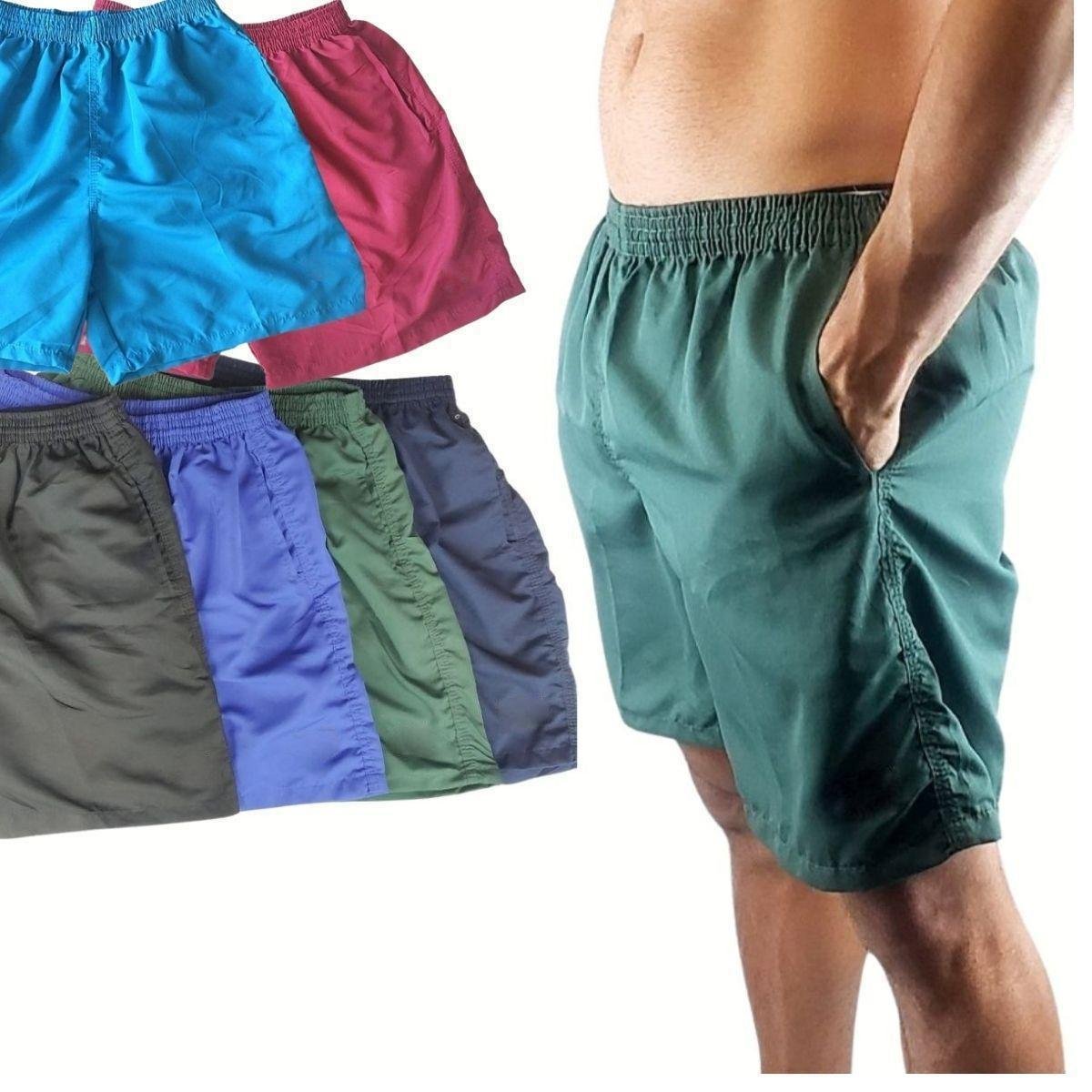 Kit 6 Shorts Tactel Masculino Corrida Piscina Adulto é boa?