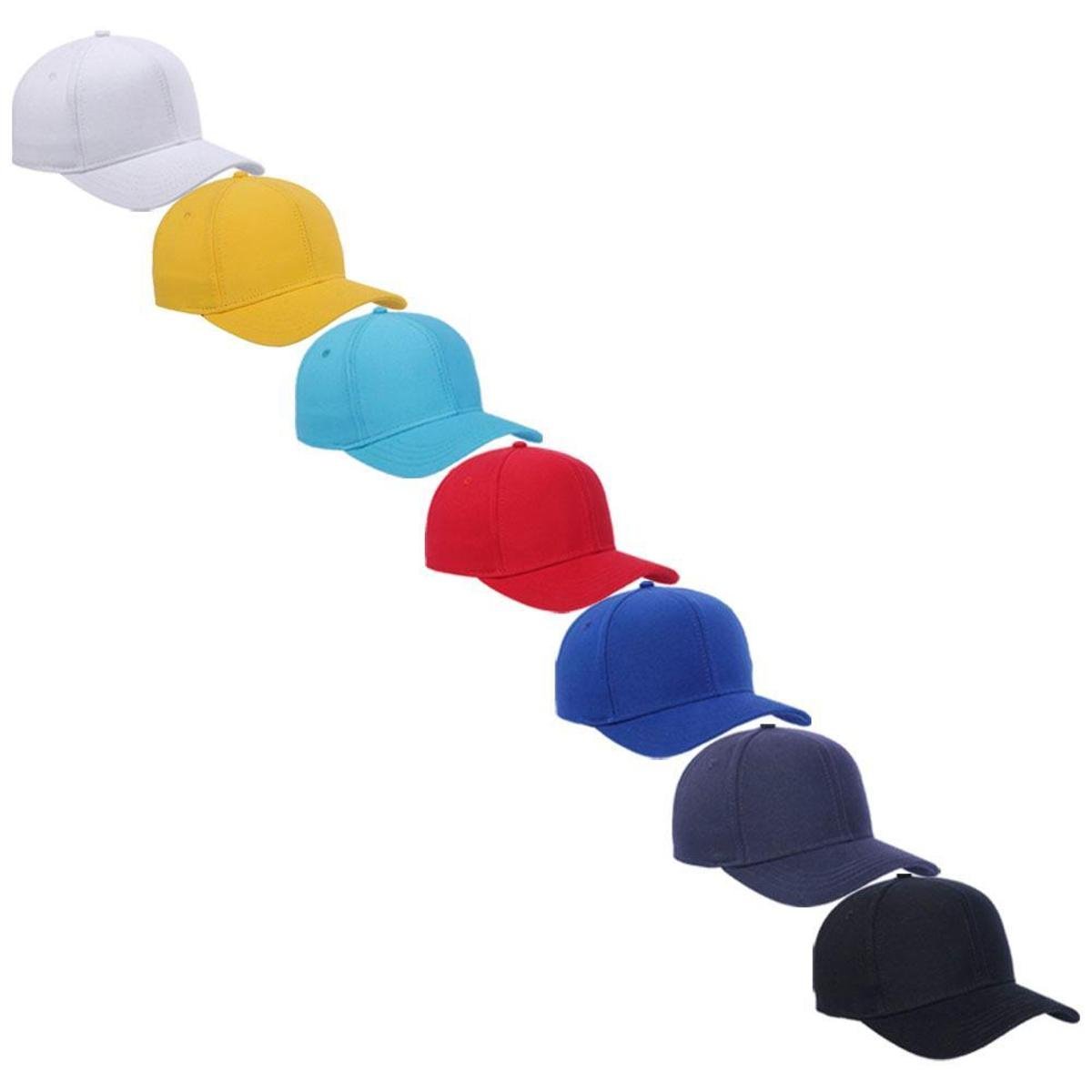 Kit 7 Boné Liso Básico Resina 6 Gomos Aba Curva Snapback Regulável Chapéu Bonés - Preto+Azul Menor preço em Kit 7 Boné Liso Básico Resina 6 Gomos Aba Curva Snapback Regulável Chapéu Bonés - Preto+Azul