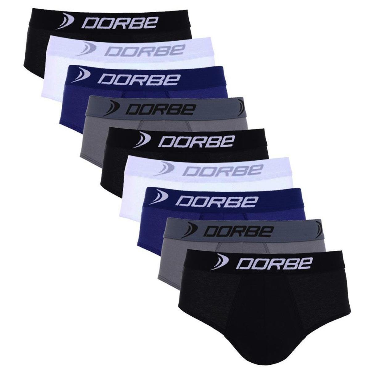 Kit 9 Cuecas Slip de Dorbe Menor preço em Kit 9 Cuecas Slip de Dorbe