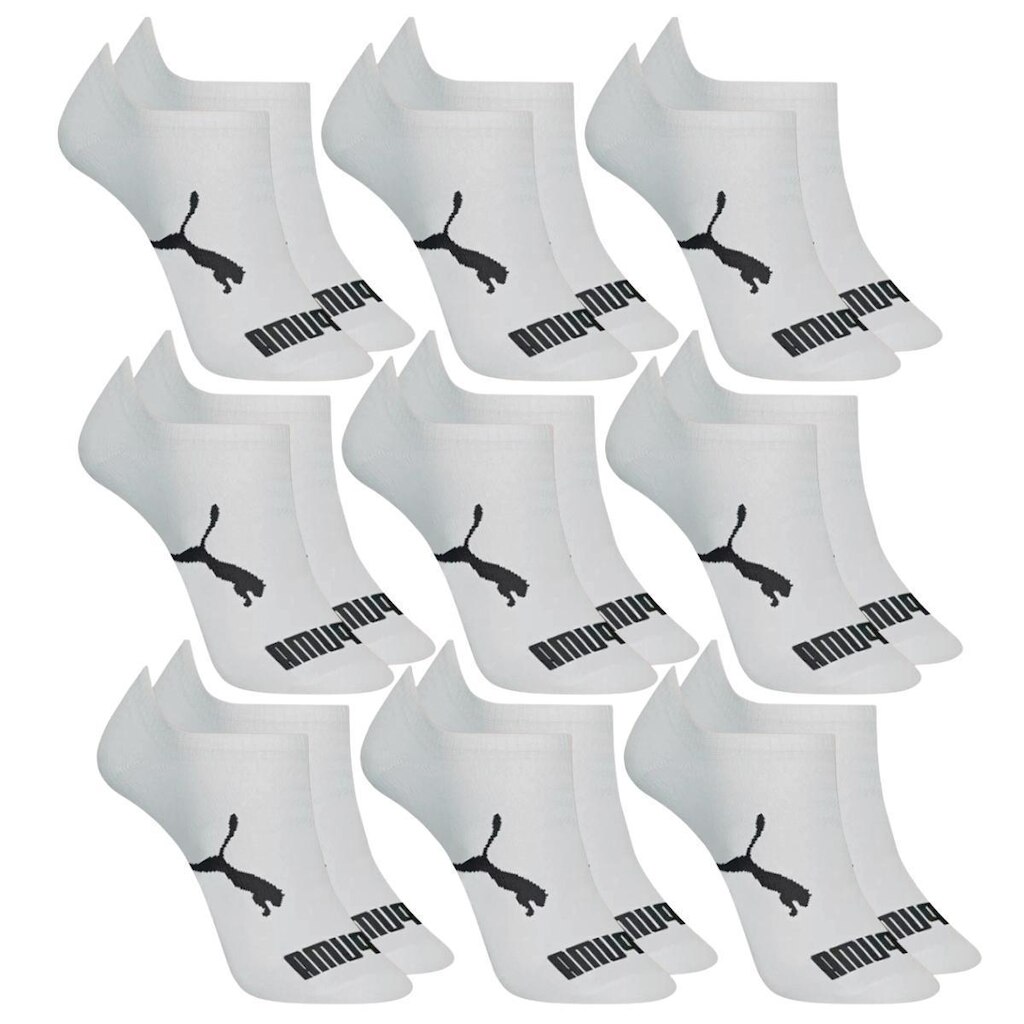 Kit 9 Pares Meias Invisível Puma Sapatilha Adulto Original