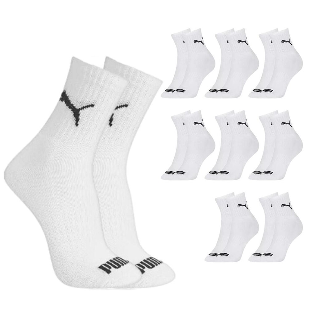 Kit 9 Pares Meias Puma Cano Médio Adulto Algodão Original