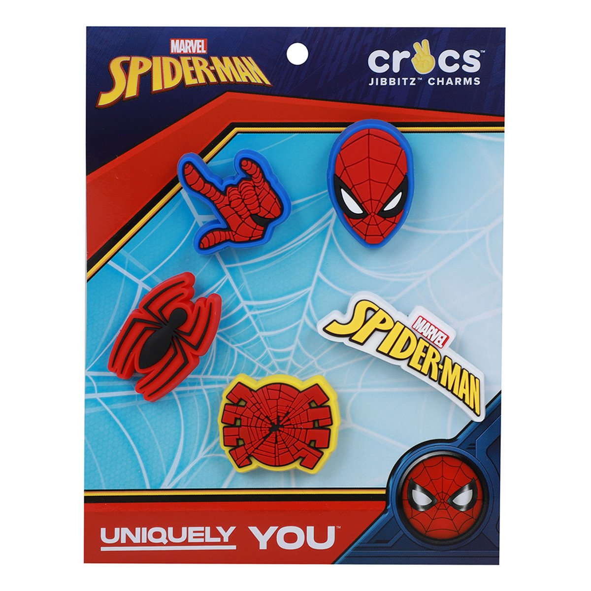 Kit Acessório Para Crocs Infantil Jibbitz Spider Man