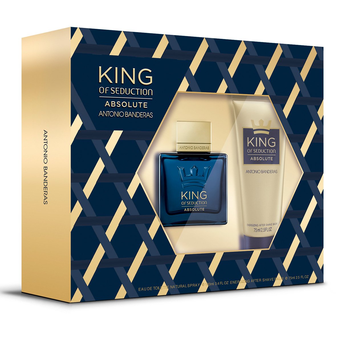 Kit Antonio Banderas King Of Seduction Absolute - Eau de Toilette 100ml + Pós-barba 75ml - Incolor Menor preço em Kit Antonio Banderas King Of Seduction Absolute - Eau de Toilette 100ml + Pós-barba 75ml - Incolor