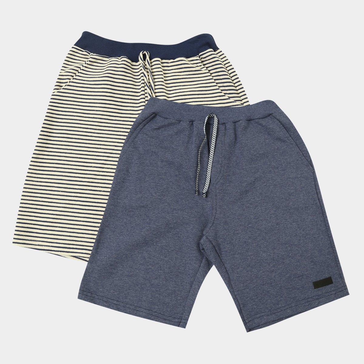 Kit Bermuda Slim Fit Básicos c/ 2 Peças Masculino - Marinho é ruim? Kit Bermuda Slim Fit Básicos c/ 2 Peças Masculino - Marinho é boa?